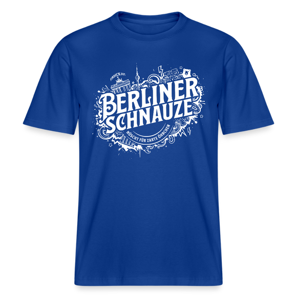 BERLINER SCHNAUZE-RELAXED FIT Unisex BIO T-Shirt - Dunkelblau