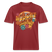 BERLINER RETRO-NÜSCHT MUSS ICK-Relaxed Fit Unisex Bio-T-Shirt - Erdrot
