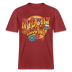 BERLINER RETRO-NÜSCHT MUSS ICK-Relaxed Fit Unisex Bio-T-Shirt - Erdrot
