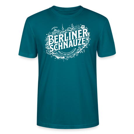 BERLINER SCHNAUZE-Unisex T-Shirt BIO - Ozeanblau