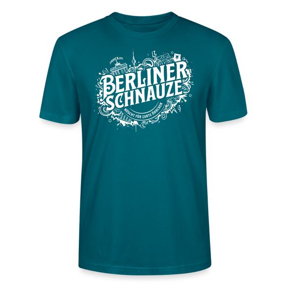 BERLINER SCHNAUZE-Unisex T-Shirt BIO - Ozeanblau