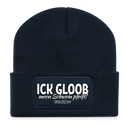 Berliner Spruch-ICK GLOOB MEEN SCHWEIN PFEIFT-Beanie - French Navy