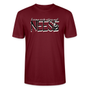 NEESE-Unisex Bio T-Shirt - Burgunderrot