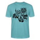 ICK LACH MIR N AST - Schmal geschnittenes Bio-Unisex-T-Shirt mit Berliner Bär - Pastelltürkis