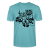 ICK LACH MIR N AST - Schmal geschnittenes Bio-Unisex-T-Shirt mit Berliner Bär - Pastelltürkis