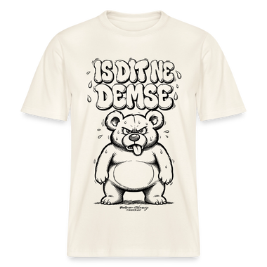 Berliner Sommer-IS DIT NE DEMSE-RELAXED FIT Unisex Organic T-Shirt - Naturweiß 