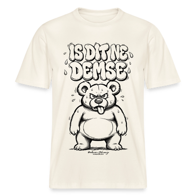 Berliner Sommer-IS DIT NE DEMSE-RELAXED FIT Unisex Organic T-Shirt - Naturweiß 