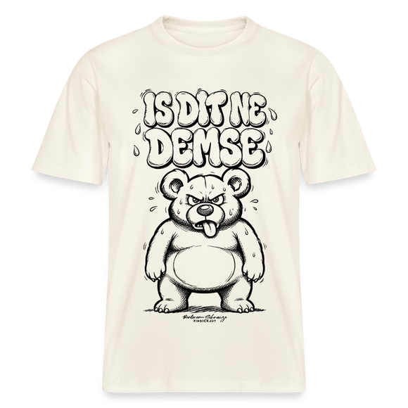 Berliner Sommer-IS DIT NE DEMSE-RELAXED FIT Unisex Organic T-Shirt - Naturweiß 