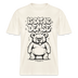 Berliner Sommer-IS DIT NE DEMSE-RELAXED FIT Unisex Organic T-Shirt - Naturweiß 