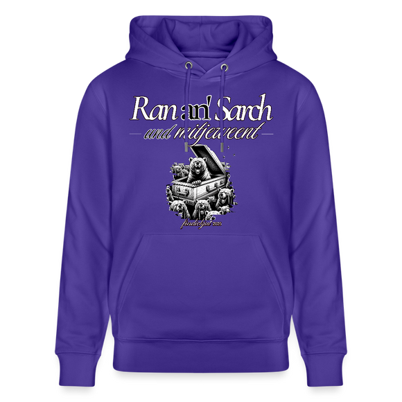 Ran an Sarch-Unisex Bio-Hoodie II - Purple Love 