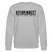 KEENE ANGST ICK TU SIE NÜSCHT-Unisex Bio-Sweatshirt - Grau meliert