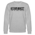 KEENE ANGST ICK TU SIE NÜSCHT-Unisex Bio-Sweatshirt - Grau meliert