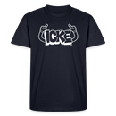 ICKE-Männer Premium T-Shirt mit Berliner Schnauze - Navy