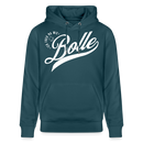ICK FREU MA WIE BOLLE-Unisex Bio-Hoodie - Dunkles Petrol