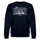 NÜSCHT 2025-Unisex Bio-Sweatshirt mit Berliner Schnauze - Navy