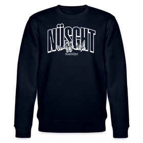 NÜSCHT 2025-Unisex Bio-Sweatshirt mit Berliner Schnauze - Navy
