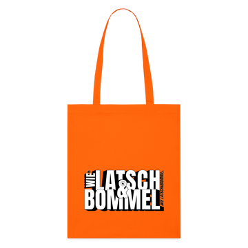 WIE LATSCH UND BOMMEL - Bio-Stoffbeutel - Tieforange