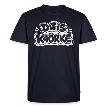 DIT IS KNORKE-Männer Premium BIO T-Shirt - Navy
