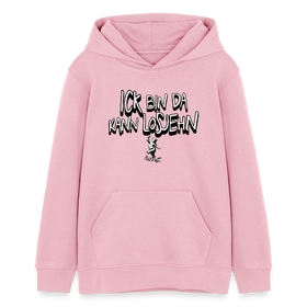 ICK BIN DA-Teenager Bio-Hoodie - Hellrosa
