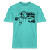 MACH 'N ABJANG- Berlin Shirt RELAXED FIT Unisex Organic T-Shirt - Poolblau