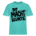 Berlin Shirt mit Berliner Schnauze- DIT MACHT URST LUNTE-RELAXED FIT Unisex Bio T-Shirt - Poolblau