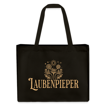 LAUBENPIEPER-recycelter Shopping Bag - Schwarz