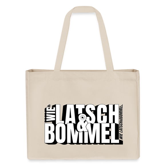 WIE LATSCH UND BOMMEL - Einkaufstasche - Naturweiß