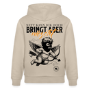 NETT KANN ICK-Unisex Bio-Hoodie-BACKPRINT - Beige