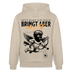 NETT KANN ICK-Unisex Bio-Hoodie-BACKPRINT - Beige
