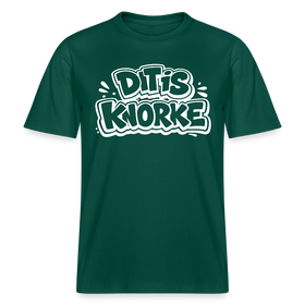 DIT IS KNORKE-RELAXED FIT Unisex bio T-Shirt - Forest
