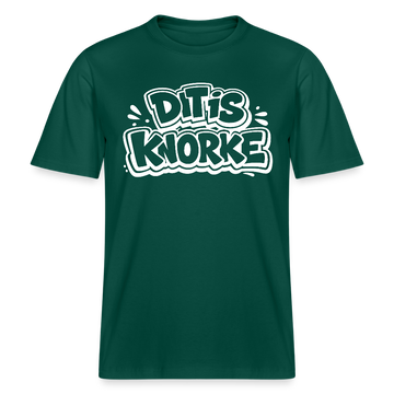 DIT IS KNORKE-RELAXED FIT Unisex bio T-Shirt - Forest