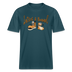 LATSCH UND BOMMEL - Relaxed Fit Unisex Bio-T-Shirt - Dunkles Petrol
