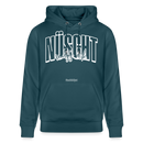 NÜSCHT MUSS ICK -Unisex Bio-Hoodie-2025 - Dunkles Petrol