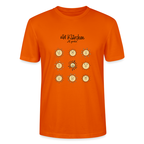 allet KLÄRCHEN-Unisex T-Shirt - Tieforange