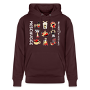 Berliner Verrücktheit-MESCHUGGE-NA UND?!-Unisex Bio-Hoodie - Maroon