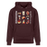 Berliner Verrücktheit-MESCHUGGE-NA UND?!-Unisex Bio-Hoodie - Maroon