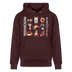 Berliner Verrücktheit-MESCHUGGE-NA UND?!-Unisex Bio-Hoodie - Maroon
