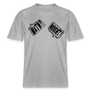 WATN? NÜSCHT!-Relaxed Fit Unisex Bio-T-Shirt - Grau meliert