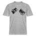 WATN? NÜSCHT!-Relaxed Fit Unisex Bio-T-Shirt - Grau meliert