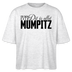 MUMPITZ-Frauen Boxy Bio-T-Shirt - Weiß meliert