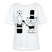 Dit Berlin Rundhals Frauen Bio-T-Shirt-OHNE WORTE - Weiß