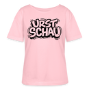 Ostalgie -Rundhals Frauen Bio-T-Shirt-URST SCHAU - Hellrosa
