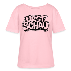 Ostalgie -Rundhals Frauen Bio-T-Shirt-URST SCHAU - Hellrosa