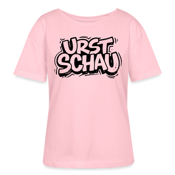 Ostalgie -Rundhals Frauen Bio-T-Shirt-URST SCHAU - Hellrosa