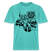 ICK LACH MIR N AST - RELAXED FIT Unisex Organic T-Shirt als Berlin Souvenir - Poolblau