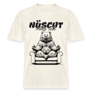NÜSCHT MUSS ICK-Relaxed Fit Unisex Bio-T-Shirt - Naturweiß 