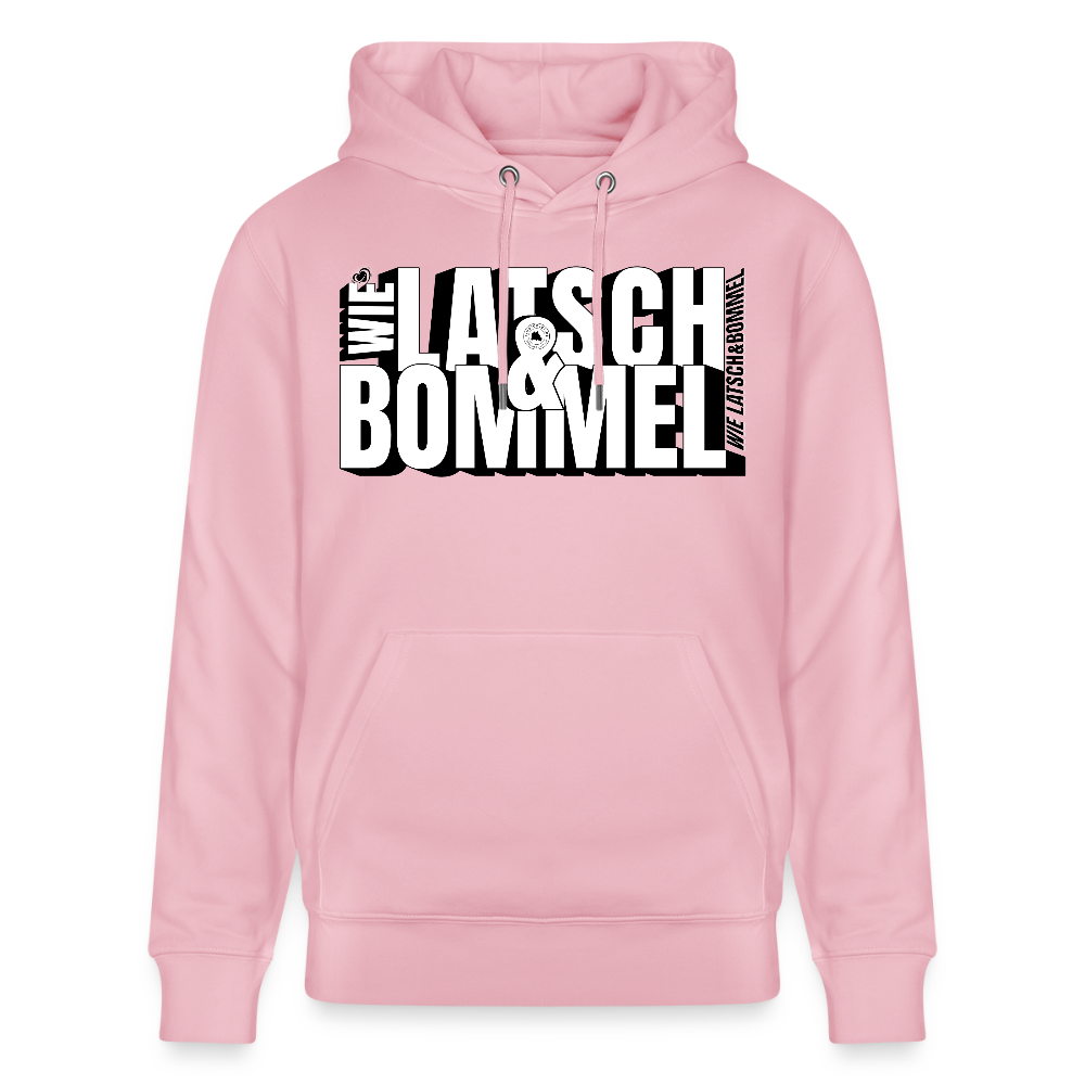 WIE LATSCH UND BOMMEL - Unisex Bio-Hoodie - Hellrosa