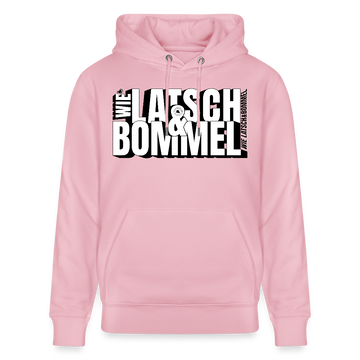 WIE LATSCH UND BOMMEL - Unisex Bio-Hoodie - Hellrosa
