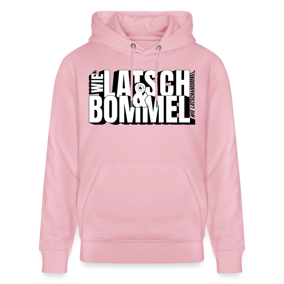 WIE LATSCH UND BOMMEL - Unisex Bio-Hoodie - Hellrosa
