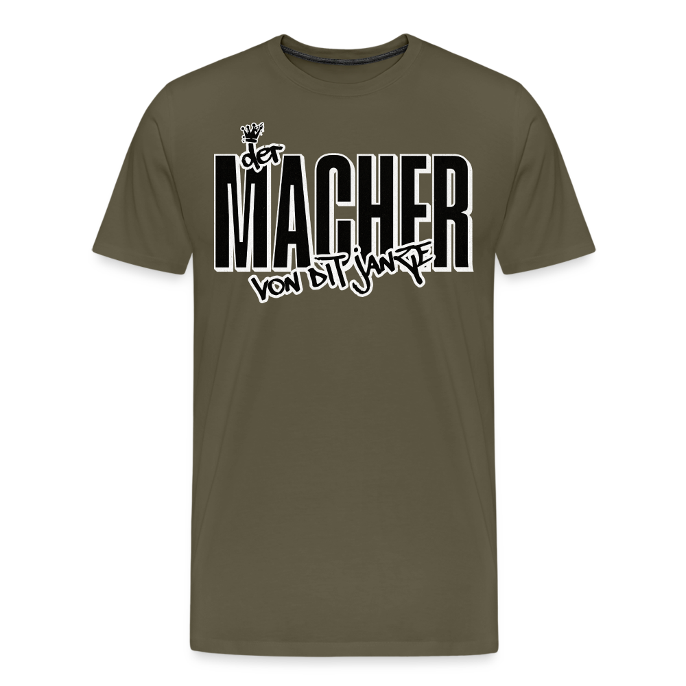 DER MACHER VON DIT JANZE - Männer Premium T-Shirt - Khaki